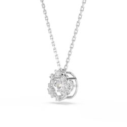 Swarovski - Constella pendant, Round cut, Dancing stone, White, Rhodium plated - Bilde 5