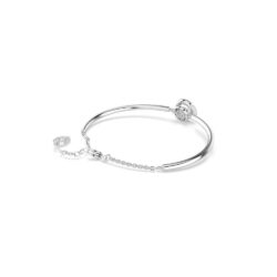 Swarovski - Dextera bangle, Round cut, White, Rhodium plated - Bilde 4