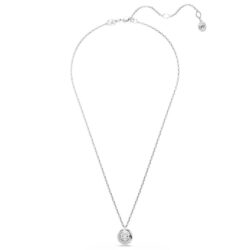 Swarovski - Dextera pendant, Round cut, White, Rhodium plated - Bilde 2
