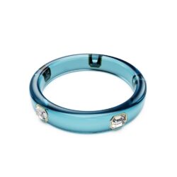 Swarovski - Dulcis bangle, Octagon cut, Blue, Gold-tone plated - Bilde 2