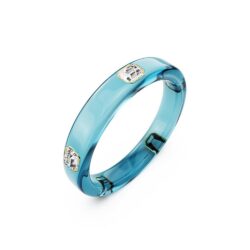 Swarovski - Dulcis bangle, Octagon cut, Blue, Gold-tone plated - Bilde 3