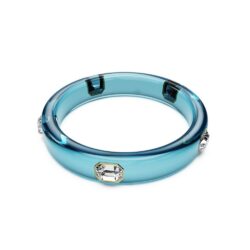 Swarovski - Dulcis bangle, Octagon cut, Blue, Gold-tone plated - Bilde 4
