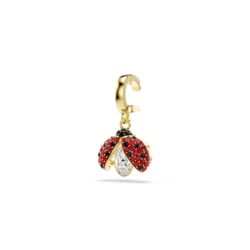 Swarovski - Idyllia charm, Mixed cuts, Ladybug, Red, 18K gold finish - Bilde 2