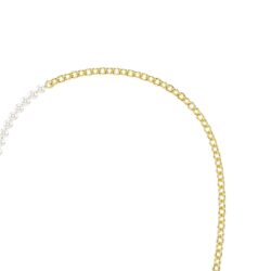 Swarovski - Idyllia necklace, Crystal pearl, White, Gold-tone plated - Bilde 3