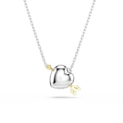Swarovski - Idyllia pendant, Mixed cuts, Heart with arrow, White, Mixed metal finish - Bilde 5