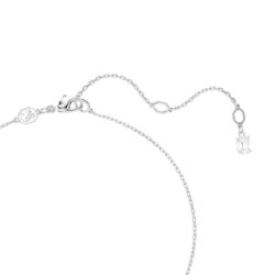 Swarovski - Idyllia pendant, Mixed cuts, Snowflake, White, Rhodium plated - Bilde 4