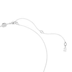 Swarovski - Idyllia pendant and brooch, Mixed cuts, Snowflake, White, Rhodium plated - Bilde 3