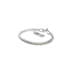 Swarovski - Imber Emily Tennis bracelet, Round cut, Black, Rhodium plated - Bilde 2