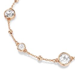 Swarovski - Imber bracelet, Round cut, White, Rose gold-tone plated - Bilde 5