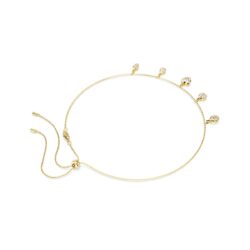 Swarovski - Imber necklace, Mixed cuts, White, Gold-tone plated - Bilde 3
