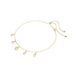 Swarovski - Imber necklace, Mixed cuts, White, Gold-tone plated - Bilde 5