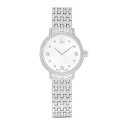 Swarovski - Imber watch, Swiss Made, Metal bracelet, Silver tone, Stainless steel