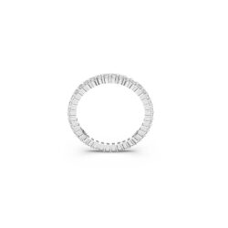 Swarovski - Str: 50 - Matrix Vittore ring, Round cut, White, Silver-tone finish - Bilde 3