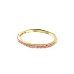 Swarovski - Matrix bangle, Baguette cut, Pink, Gold-tone plated - Bilde 5