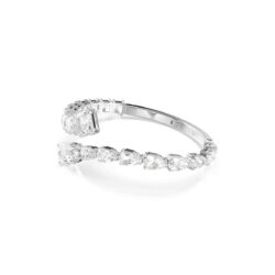 Swarovski - Matrix cuff, Mixed cuts, White, Rhodium plated - Bilde 2