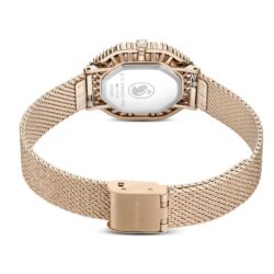 Swarovski - Matrix octagon watch, Metal bracelet, Gold tone, Champagne gold-tone finish - Bilde 5