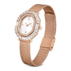 Swarovski - Matrix octagon watch, Metal bracelet, Rose gold tone, Rose gold-tone finish - Bilde 2