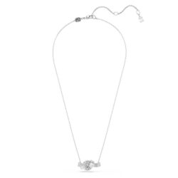 Swarovski - Matrix pendant, Baguette cut, Knot, White, Rhodium plated - Bilde 2
