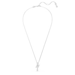 Swarovski - Matrix pendant, Mixed cuts, White, Rhodium plated - Bilde 3