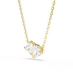 Swarovski - Mesmera necklace, Heart, White, 18K gold finish - Bilde 4
