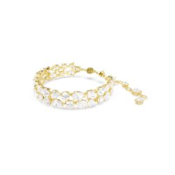 Swarovski - Mesmera bracelet, Mixed cuts, White, Gold-tone plated - Bilde 5