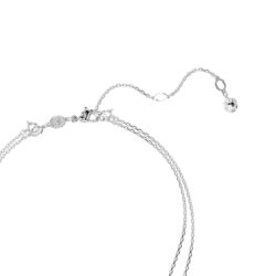 Swarovski - Sublima layered pendant, White, Rhodium plated - Bilde 3