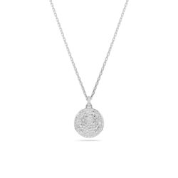 Swarovski - Sublima layered pendant, White, Rhodium plated - Bilde 5