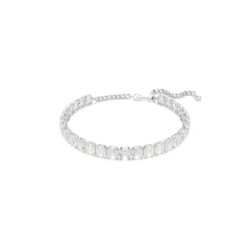 Swarovski - Millenia choker, Octagon cut, White, Rhodium plated