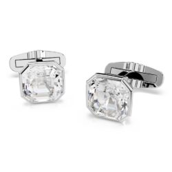 Swarovski - Millenia cufflinks, Octagon cut, White, Rhodium plated - Bilde 3