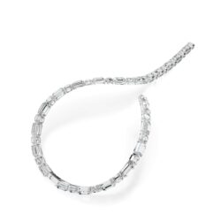 Swarovski - Millenia necklace, Octagon cut, White, Rhodium plated - Bilde 3