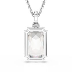 Swarovski - Millenia pendant, Octagon cut, White, Rhodium plated - Bilde 4