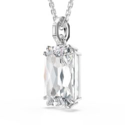 Swarovski - Millenia pendant, Octagon cut, White, Rhodium plated - Bilde 5
