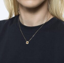 Swarovski - Millenia necklace, Octagon cut, Yellow, Gold-tone plated - Bilde 2