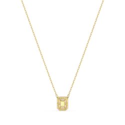 Swarovski - Millenia necklace, Octagon cut, Yellow, Gold-tone plated - Bilde 5
