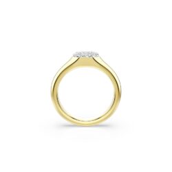 Swarovski - Str: 52 - Dextera ring, Mixed cuts, White, 18K gold finish - Bilde 3