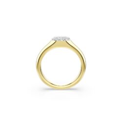 Swarovski - Str: 55 - Dextera ring, Mixed cuts, White, 18K gold finish - Bilde 2