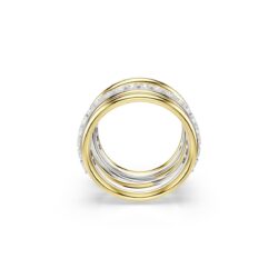 Swarovski - Str: 55 - Hyperbola cocktail ring, Round cut, White, Mixed metal finish - Bilde 4