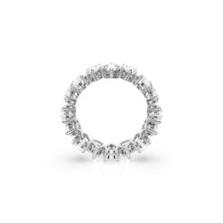Swarovski - Str: 55 - Matrix Vittore ring, Pear cut, White, Silver-tone finish - Bilde 2