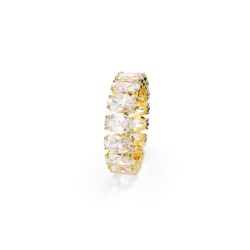 Swarovski - Str: 55 - Matrix ring, Oval cut, White, Gold-tone plated - Bilde 2
