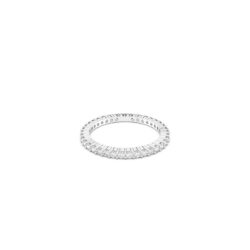 Swarovski - Str: 55 - Matrix Vittore ring, Round cut, White, Rhodium plated - Bilde 2