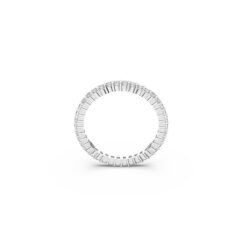Swarovski - Str: 55 - Matrix Vittore ring, Round cut, White, Rhodium plated - Bilde 3