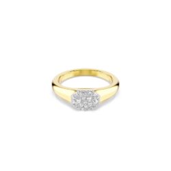 Swarovski - Str: 58 - Dextera ring, Mixed cuts, White, 18K gold finish - Bilde 4