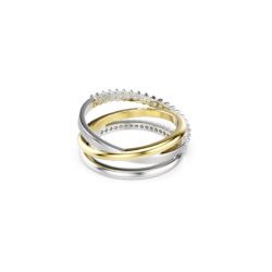 Swarovski - Str: 58 - Hyperbola ring, Mixed cuts, White, Mixed metal finish - Bilde 3