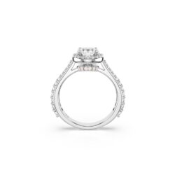 Swarovski - Str: 58 - Una Angelic ring, Round cut, White, Silver-tone finish - Bilde 3