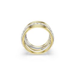 Swarovski - Str: 60 - Hyperbola cocktail ring, Round cut, White, Mixed metal finish - Bilde 4