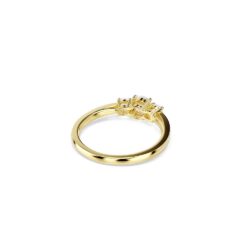 Swarovski - Str: 60 - Stilla Attract ring, Round cut, White, 18K gold finish - Bilde 4
