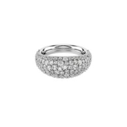 Swarovski - Str: 60 - Sublima ring, White, Rhodium plated - Bilde 2