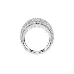 Swarovski - Str: 60 - Sublima ring, White, Rhodium plated - Bilde 3