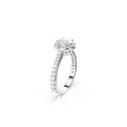 Swarovski - Str: 60 - Una Angelic ring, Round cut, White, Silver-tone finish - Bilde 2