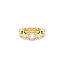 Swarovski - Str 60 Imber ring, Mixed round cuts, White, Gold-tone plated - Bilde 4